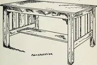 An illustration from The practical cabinet maker and furniture designer's assistant, with essays on history of furniture, taste in design, color and materials, with full explanation of the canons of good taste in furniture .. (1910)