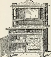 An illustration from The practical cabinet maker and furniture designer's assistant, with essays on history of furniture, taste in design, color and materials, with full explanation of the canons of good taste in furniture .. (1910)