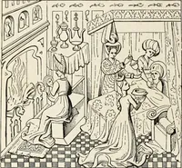 An illustration from The practical cabinet maker and furniture designer's assistant, with essays on history of furniture, taste in design, color and materials, with full explanation of the canons of good taste in furniture .. (1910)