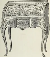 An illustration from The practical cabinet maker and furniture designer's assistant, with essays on history of furniture, taste in design, color and materials, with full explanation of the canons of good taste in furniture .. (1910)
