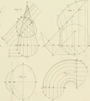 An illustration from Practical carpentry, joinery, and cabinet-making : being a new and complete system of lines for the use of workmen, founded on accurate geometrical and mechanical principles ... / by Peter Nicholson ; revised by Thomas Tredgold (1853)