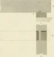 An illustration from Practical carpentry, joinery, and cabinet-making : being a new and complete system of lines for the use of workmen, founded on accurate geometrical and mechanical principles ... / by Peter Nicholson ; revised by Thomas Tredgold (1853)