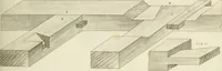 An illustration from Practical carpentry, joinery, and cabinet-making : being a new and complete system of lines for the use of workmen, founded on accurate geometrical and mechanical principles ... / by Peter Nicholson ; revised by Thomas Tredgold (1853)
