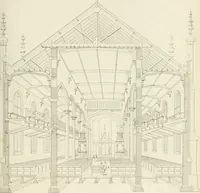 An illustration from Practical carpentry, joinery, and cabinet-making : being a new and complete system of lines for the use of workmen, founded on accurate geometrical and mechanical principles ... / by Peter Nicholson ; revised by Thomas Tredgold (1853)