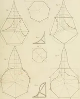 An illustration from Practical carpentry, joinery, and cabinet-making : being a new and complete system of lines for the use of workmen, founded on accurate geometrical and mechanical principles ... / by Peter Nicholson ; revised by Thomas Tredgold (1853)