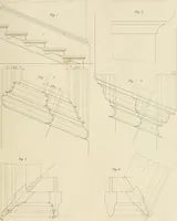 An illustration from Practical carpentry, joinery, and cabinet-making : being a new and complete system of lines for the use of workmen, founded on accurate geometrical and mechanical principles ... / by Peter Nicholson ; revised by Thomas Tredgold (1853)