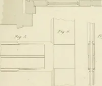 An illustration from Practical carpentry, joinery, and cabinet-making : being a new and complete system of lines for the use of workmen, founded on accurate geometrical and mechanical principles ... / by Peter Nicholson ; revised by Thomas Tredgold (1853)