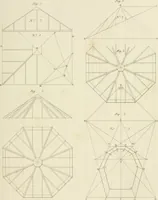 An illustration from Practical carpentry, joinery, and cabinet-making : being a new and complete system of lines for the use of workmen, founded on accurate geometrical and mechanical principles ... / by Peter Nicholson ; revised by Thomas Tredgold (1853)