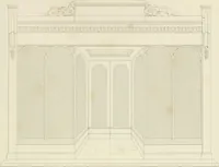 An illustration from Practical carpentry, joinery, and cabinet-making : being a new and complete system of lines for the use of workmen, founded on accurate geometrical and mechanical principles ... / by Peter Nicholson ; revised by Thomas Tredgold (1853)