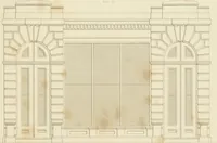 An illustration from Practical carpentry, joinery, and cabinet-making : being a new and complete system of lines for the use of workmen, founded on accurate geometrical and mechanical principles ... / by Peter Nicholson ; revised by Thomas Tredgold (1853)