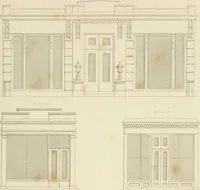 An illustration from Practical carpentry, joinery, and cabinet-making : being a new and complete system of lines for the use of workmen, founded on accurate geometrical and mechanical principles ... / by Peter Nicholson ; revised by Thomas Tredgold (1853)