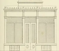 An illustration from Practical carpentry, joinery, and cabinet-making : being a new and complete system of lines for the use of workmen, founded on accurate geometrical and mechanical principles ... / by Peter Nicholson ; revised by Thomas Tredgold (1853)