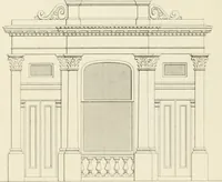 An illustration from Practical carpentry, joinery, and cabinet-making : being a new and complete system of lines for the use of workmen, founded on accurate geometrical and mechanical principles ... / by Peter Nicholson ; revised by Thomas Tredgold (1853)