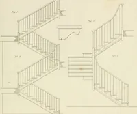 An illustration from Practical carpentry, joinery, and cabinet-making : being a new and complete system of lines for the use of workmen, founded on accurate geometrical and mechanical principles ... / by Peter Nicholson ; revised by Thomas Tredgold (1853)