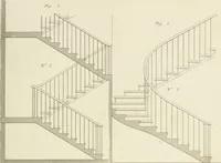 An illustration from Practical carpentry, joinery, and cabinet-making : being a new and complete system of lines for the use of workmen, founded on accurate geometrical and mechanical principles ... / by Peter Nicholson ; revised by Thomas Tredgold (1853)