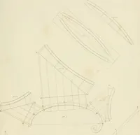 An illustration from Practical carpentry, joinery, and cabinet-making : being a new and complete system of lines for the use of workmen, founded on accurate geometrical and mechanical principles ... / by Peter Nicholson ; revised by Thomas Tredgold (1853)