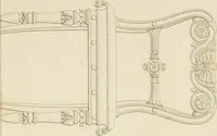 An illustration from Practical carpentry, joinery, and cabinet-making : being a new and complete system of lines for the use of workmen, founded on accurate geometrical and mechanical principles ... / by Peter Nicholson ; revised by Thomas Tredgold (1853)