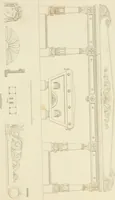 An illustration from Practical carpentry, joinery, and cabinet-making : being a new and complete system of lines for the use of workmen, founded on accurate geometrical and mechanical principles ... / by Peter Nicholson ; revised by Thomas Tredgold (1853)
