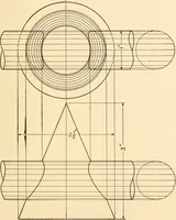 An illustration from A practical course in mechanical drawing for individual study and shop classes, trade and high schools (1912)