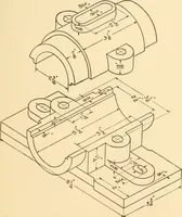An illustration from A practical course in mechanical drawing for individual study and shop classes, trade and high schools (1912)