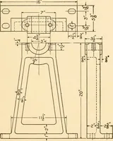 An illustration from A practical course in mechanical drawing for individual study and shop classes, trade and high schools (1912)