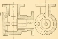 An illustration from A practical course in mechanical drawing for individual study and shop classes, trade and high schools (1912)