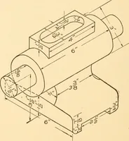 An illustration from A practical course in mechanical drawing for individual study and shop classes, trade and high schools (1912)