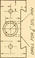 An illustration from A practical course in mechanical drawing for individual study and shop classes, trade and high schools (1912)