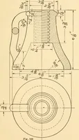 An illustration from A practical course in mechanical drawing for individual study and shop classes, trade and high schools (1912)