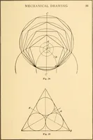 An illustration from A practical course in mechanical drawing for individual study and shop classes, trade and high schools (1912)
