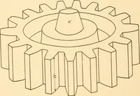 An illustration from A practical course in mechanical drawing for individual study and shop classes, trade and high schools (1912)