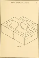 An illustration from A practical course in mechanical drawing for individual study and shop classes, trade and high schools (1912)
