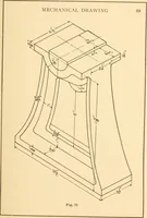 An illustration from A practical course in mechanical drawing for individual study and shop classes, trade and high schools (1912)