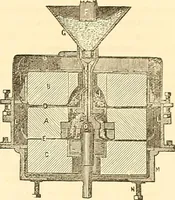 An illustration from The practical draughtsman's book of industrial design, and machinist's and engineer's drawing companion; forming a complete course of mechanical, engineering, and architectural drawing (1871)