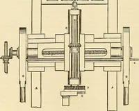 An illustration from The practical draughtsman's book of industrial design, and machinist's and engineer's drawing companion; forming a complete course of mechanical, engineering, and architectural drawing (1871)