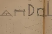 An illustration from The practical draughtsman's book of industrial design, and machinist's and engineer's drawing companion; forming a complete course of mechanical, engineering, and architectural drawing (1871)