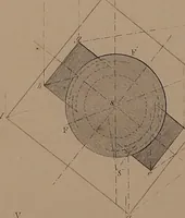 An illustration from The practical draughtsman's book of industrial design, and machinist's and engineer's drawing companion; forming a complete course of mechanical, engineering, and architectural drawing (1871)