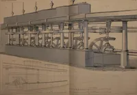 An illustration from The practical draughtsman's book of industrial design, and machinist's and engineer's drawing companion; forming a complete course of mechanical, engineering, and architectural drawing (1871)