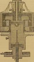 An illustration from The practical draughtsman's book of industrial design, and machinist's and engineer's drawing companion: forming a complete course of mechanical, engineering, and architectural drawing. (1857)
