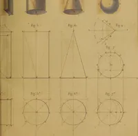 An illustration from The practical draughtsman's book of industrial design, and machinist's and engineer's drawing companion: forming a complete course of mechanical, engineering, and architectural drawing. (1857)