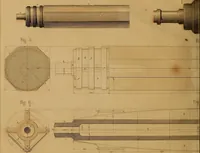 An illustration from The practical draughtsman's book of industrial design, and machinist's and engineer's drawing companion: forming a complete course of mechanical, engineering, and architectural drawing. (1857)