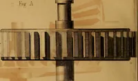An illustration from The practical draughtsman's book of industrial design, and machinist's and engineer's drawing companion: forming a complete course of mechanical, engineering, and architectural drawing. (1857)