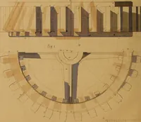 An illustration from The practical draughtsman's book of industrial design, and machinist's and engineer's drawing companion: forming a complete course of mechanical, engineering, and architectural drawing. (1857)