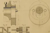 An illustration from The practical draughtsman's book of industrial design, and machinist's and engineer's drawing companion: forming a complete course of mechanical, engineering, and architectural drawing. (1857)