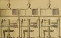 An illustration from The practical draughtsman's book of industrial design, and machinist's and engineer's drawing companion: forming a complete course of mechanical, engineering, and architectural drawing. (1857)