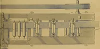 An illustration from The practical draughtsman's book of industrial design, and machinist's and engineer's drawing companion: forming a complete course of mechanical, engineering, and architectural drawing. (1857)