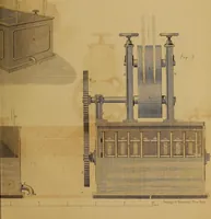 An illustration from The practical draughtsman's book of industrial design, and machinist's and engineer's drawing companion: forming a complete course of mechanical, engineering, and architectural drawing. (1857)
