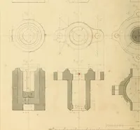 An illustration from The practical draughtsman's book of industrial design, and machinist's and engineer's drawing companion: forming a complete course of mechanical, engineering, and architectural drawing (1866)