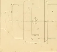 An illustration from The practical draughtsman's book of industrial design, and machinist's and engineer's drawing companion: forming a complete course of mechanical, engineering, and architectural drawing (1866)