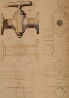 An illustration from The practical draughtsman's book of industrial design, and machinist's and engineer's drawing companion: forming a complete course of mechanical, engineering, and architectural drawing (1866)